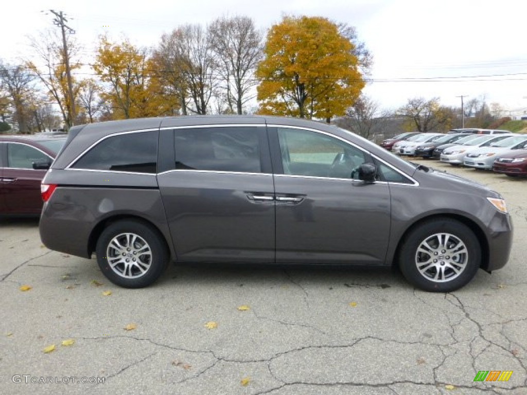Smokey Topaz Metallic 2013 Honda Odyssey EX Exterior Photo #73501481