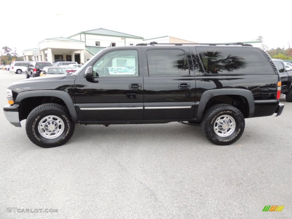 Black 2004 Chevrolet Suburban K2500 LT 4x4 Exterior Photo #73502698