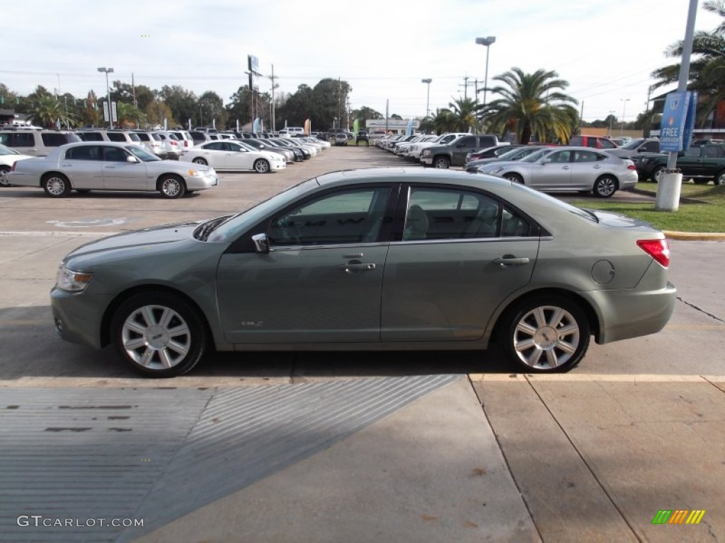 2008 MKZ Sedan - Moss Green Metallic / Sand photo #5