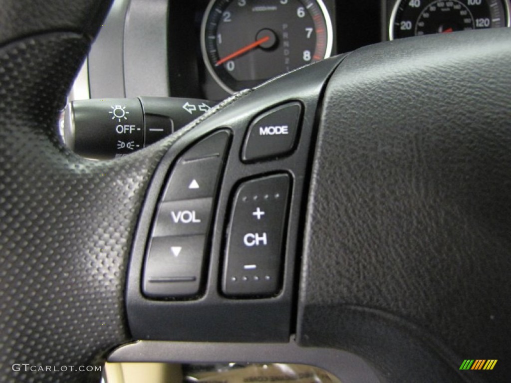 2009 CR-V EX 4WD - Crystal Black Pearl / Black photo #20