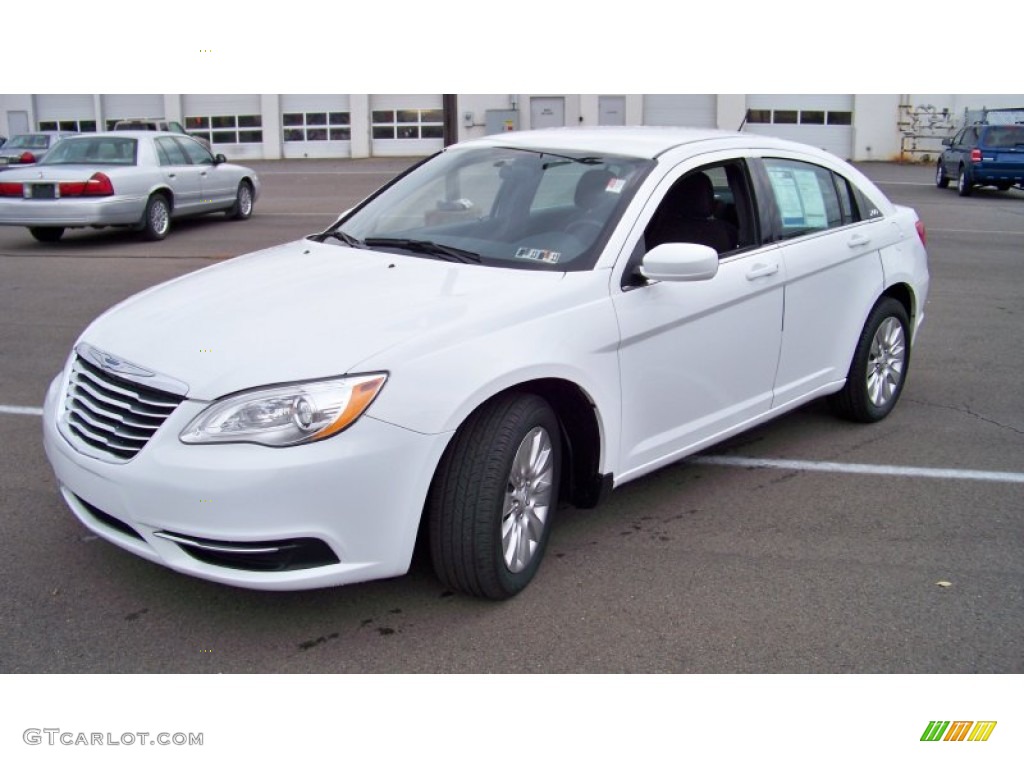 2012 200 LX Sedan - Bright White / Black photo #1