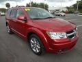 2009 Inferno Red Crystal Pearl Dodge Journey R/T  photo #11