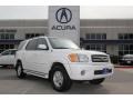 Natural White 2002 Toyota Sequoia Limited