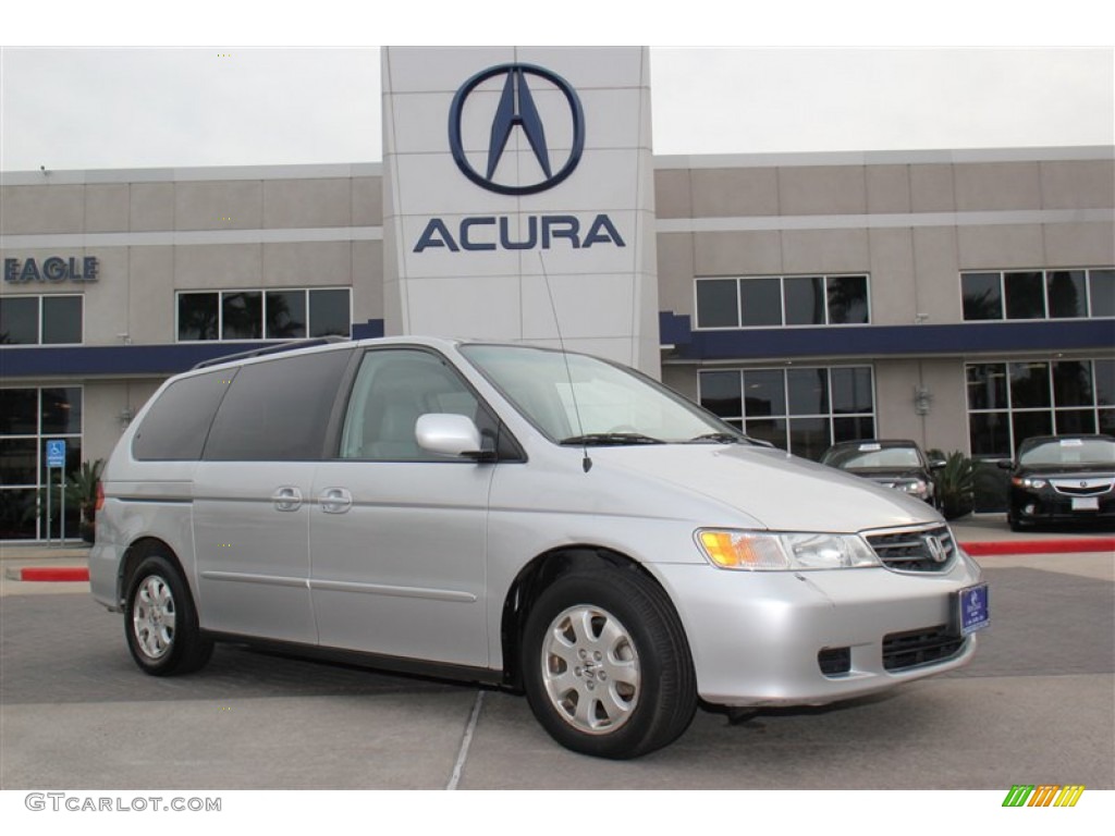 2002 Odyssey EX-L - Satin Silver Metallic / Ivory photo #1
