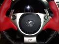 2012 Lexus LFA Black Interior Steering Wheel Photo