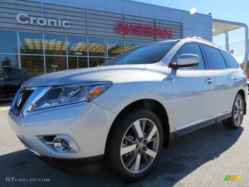 Brilliant Silver Nissan Pathfinder