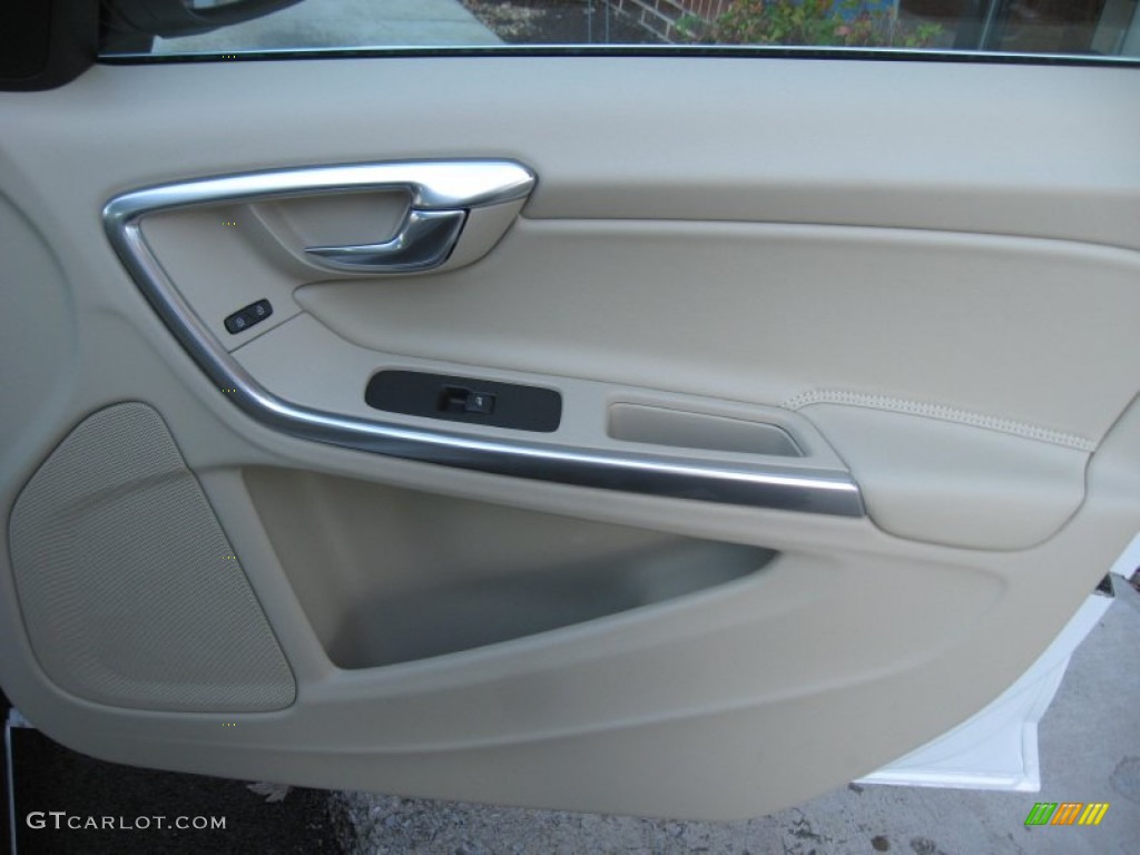 2013 Volvo S60 T5 AWD Soft Beige Door Panel Photo #73508865