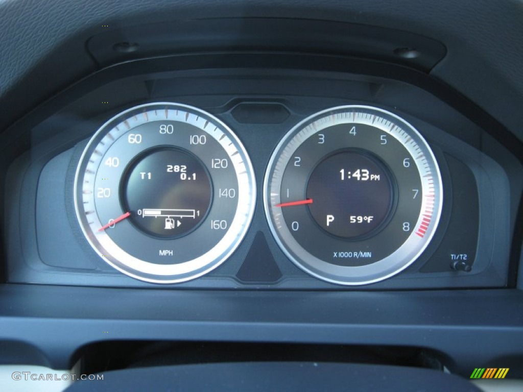 2013 Volvo S60 T5 AWD Gauges Photo #73509062