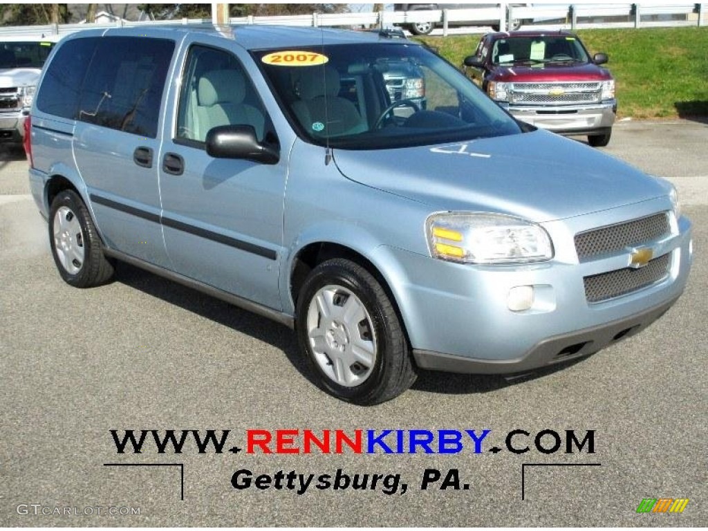 2007 Uplander LS - Polar Blue Metallic / Medium Gray photo #1