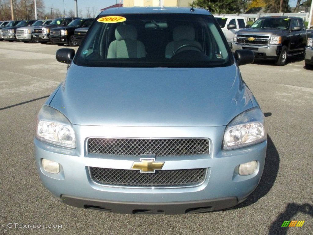 2007 Uplander LS - Polar Blue Metallic / Medium Gray photo #14