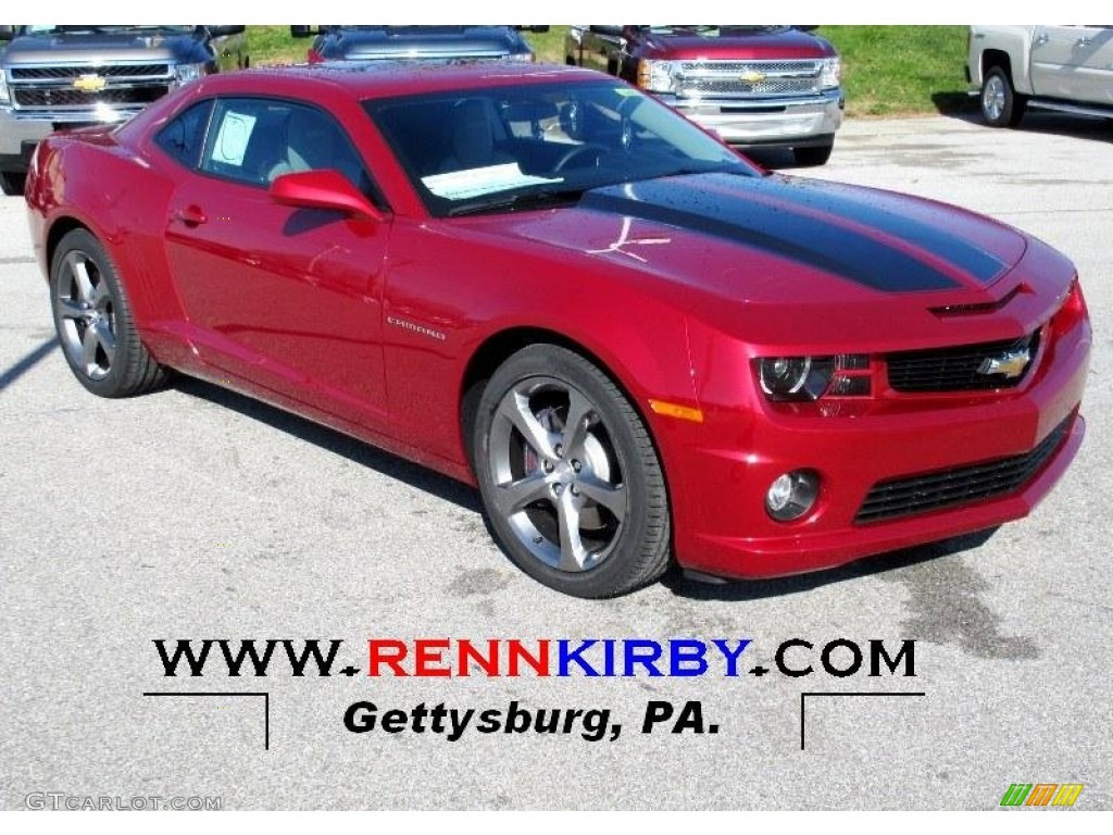 2013 Camaro SS Coupe - Crystal Red Tintcoat / Gray photo #1