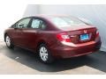 Crimson Pearl - Civic LX Sedan Photo No. 5