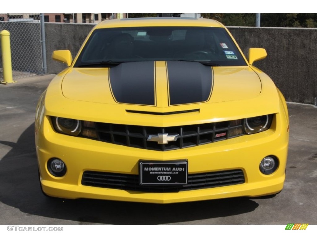 2011 Camaro SS/RS Coupe - Rally Yellow / Black photo #2
