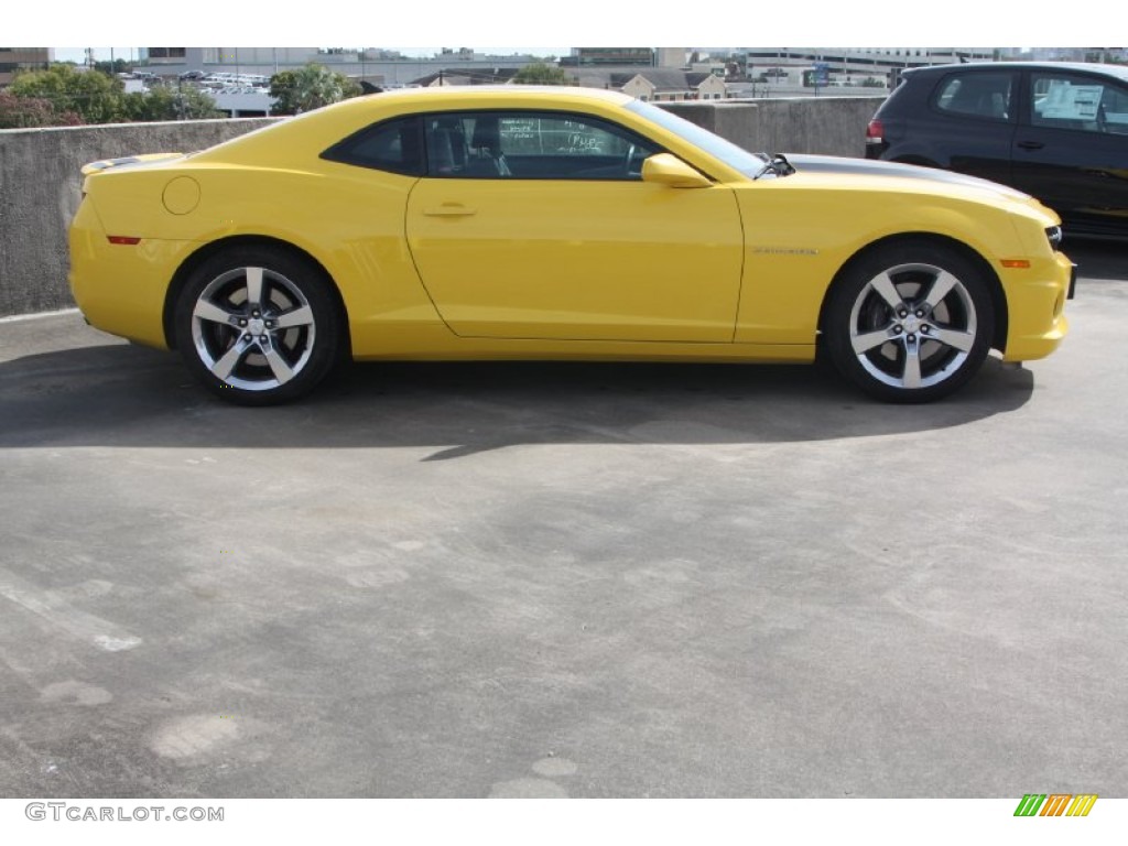 2011 Camaro SS/RS Coupe - Rally Yellow / Black photo #6