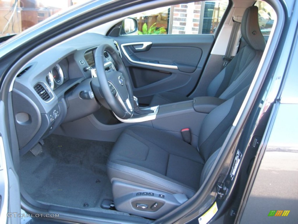 Off Black Interior 2013 Volvo S60 T5 AWD Photo #73512957