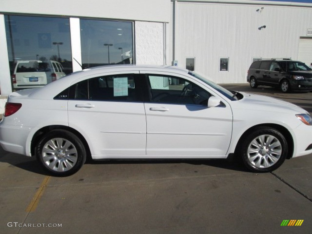 2012 200 LX Sedan - Bright White / Black photo #1