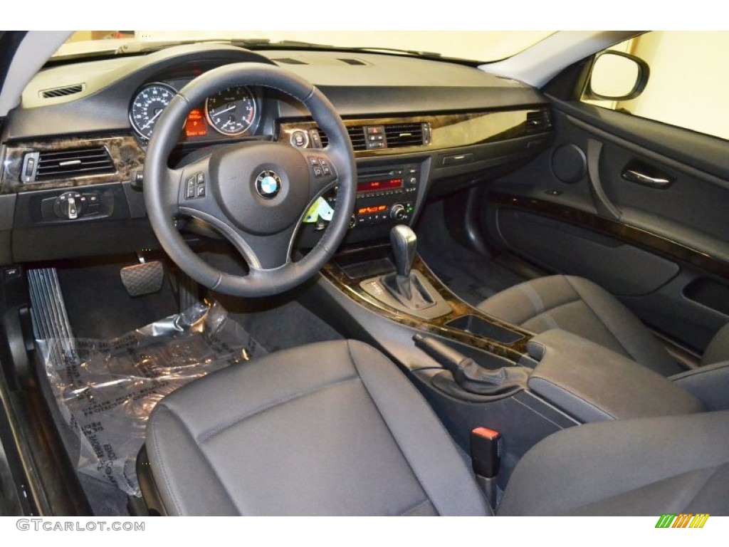 Black Interior 2010 BMW 3 Series 328i Coupe Photo #73513393