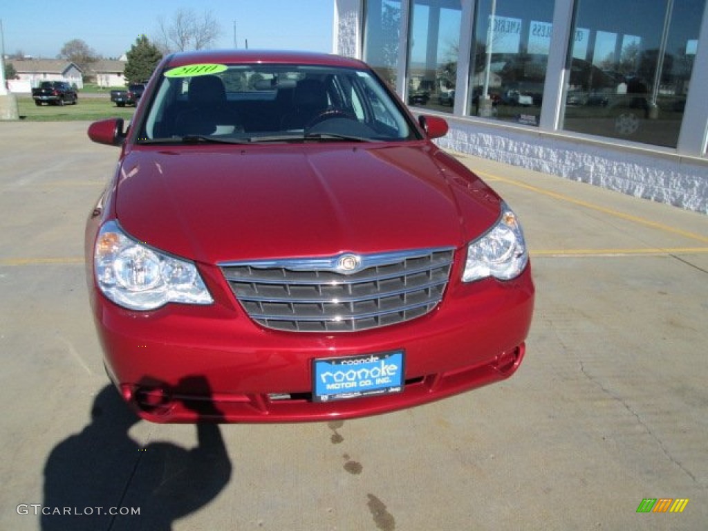 2010 Sebring Limited Sedan - Inferno Red Crystal Pearl / Dark Slate Gray photo #12