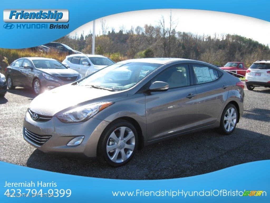 2013 Elantra Limited - Desert Bronze / Beige photo #3