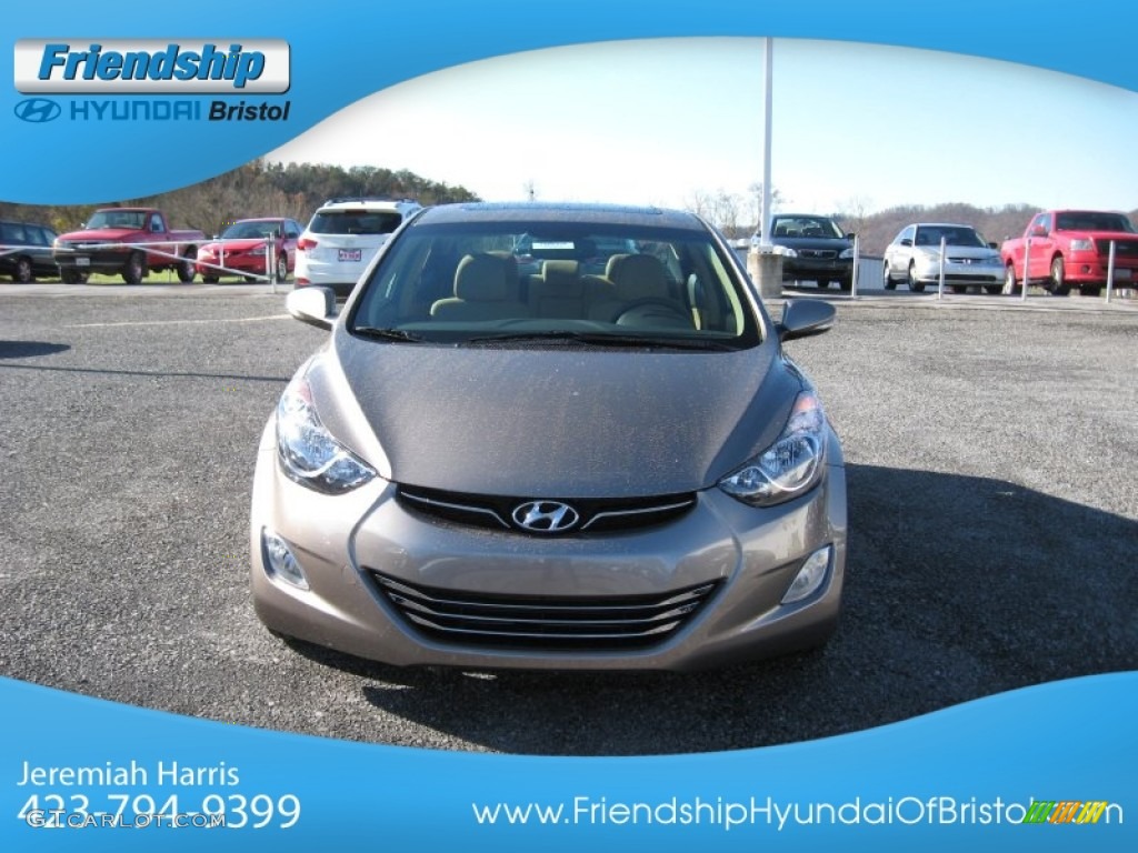2013 Elantra Limited - Desert Bronze / Beige photo #4