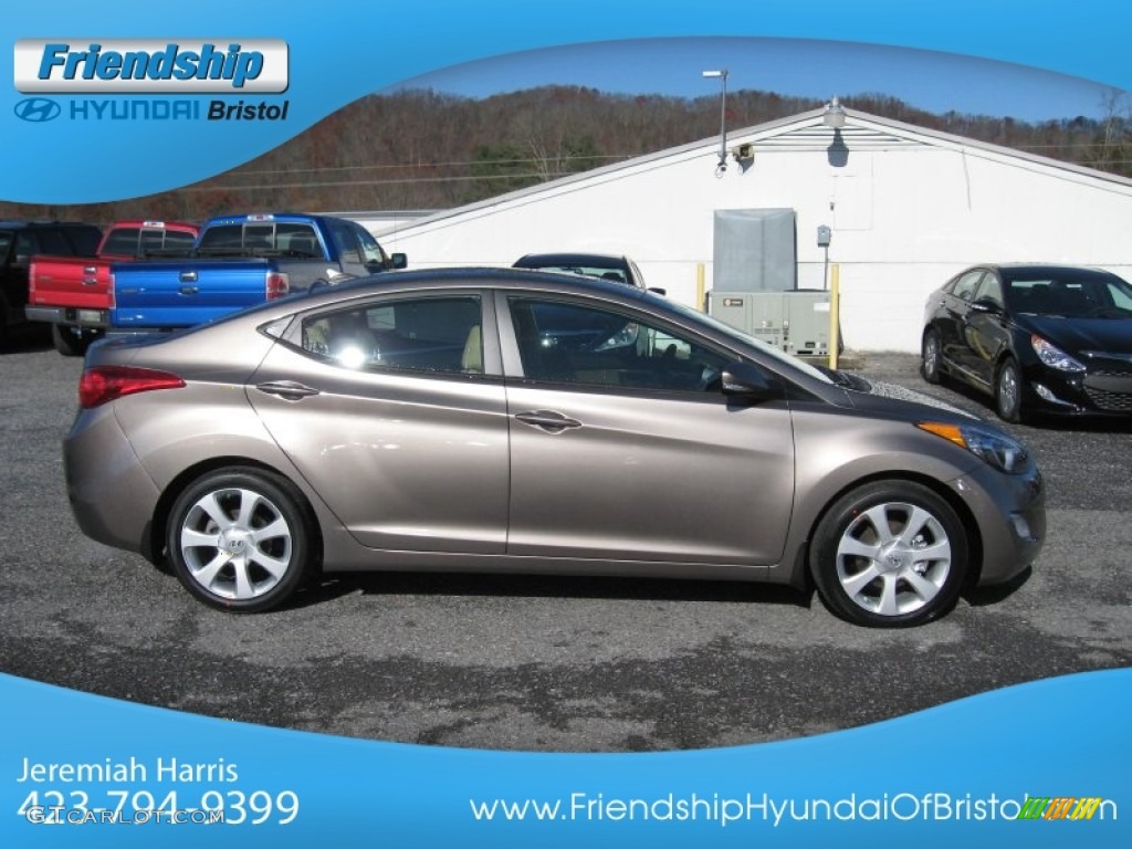 2013 Elantra Limited - Desert Bronze / Beige photo #6