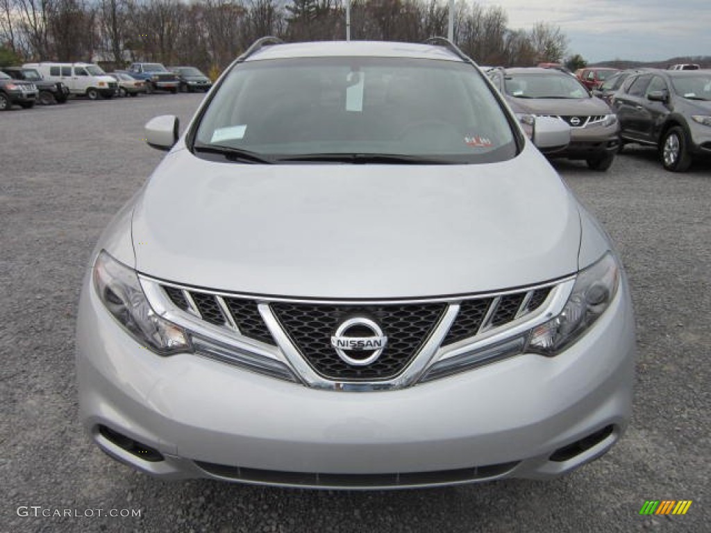 2013 Murano SV AWD - Brilliant Silver / Black photo #2