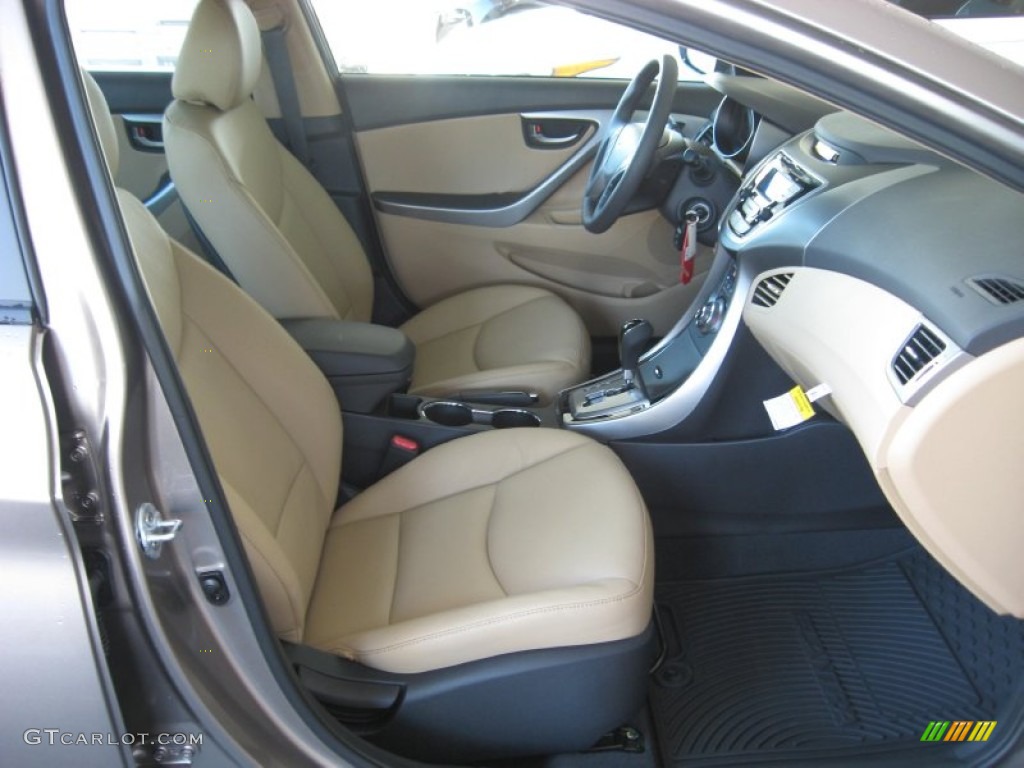 2013 Elantra Limited - Desert Bronze / Beige photo #20
