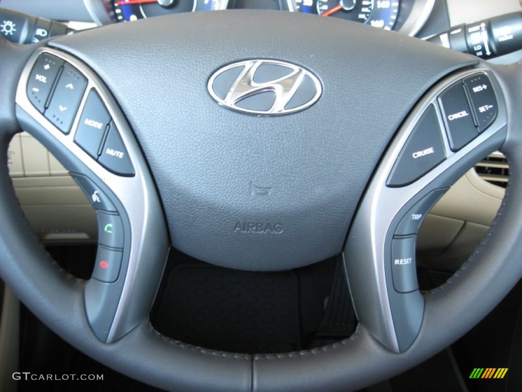 2013 Elantra Limited - Desert Bronze / Beige photo #29