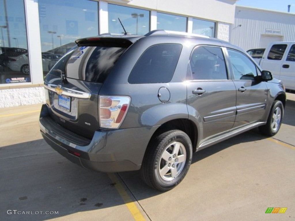 2009 Equinox LT AWD - Cyber Gray Metallic / Light Gray photo #14