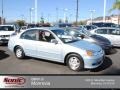 2003 Opal Silver Blue Metallic Honda Civic Hybrid Sedan  photo #1