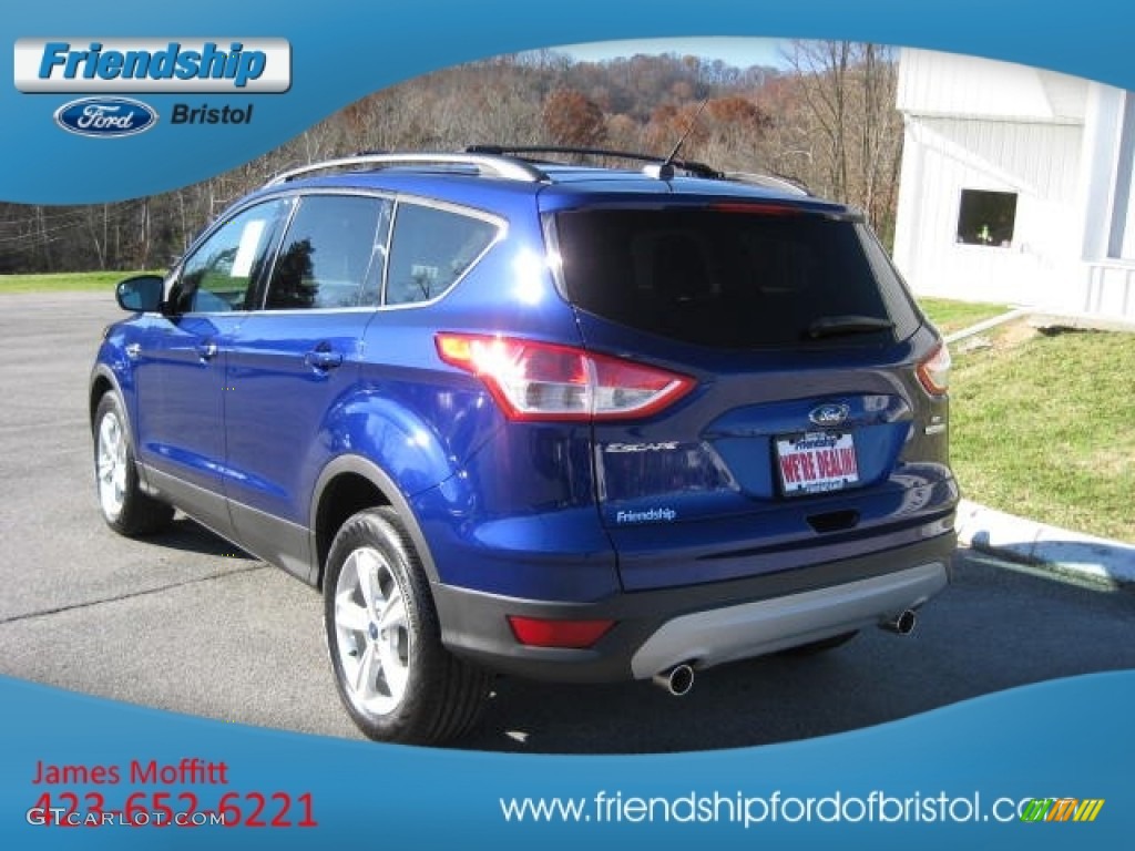 2013 Escape SE 1.6L EcoBoost - Deep Impact Blue Metallic / Medium Light Stone photo #8