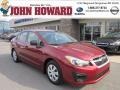 2013 Camellia Red Pearl Subaru Impreza 2.0i 4 Door  photo #1