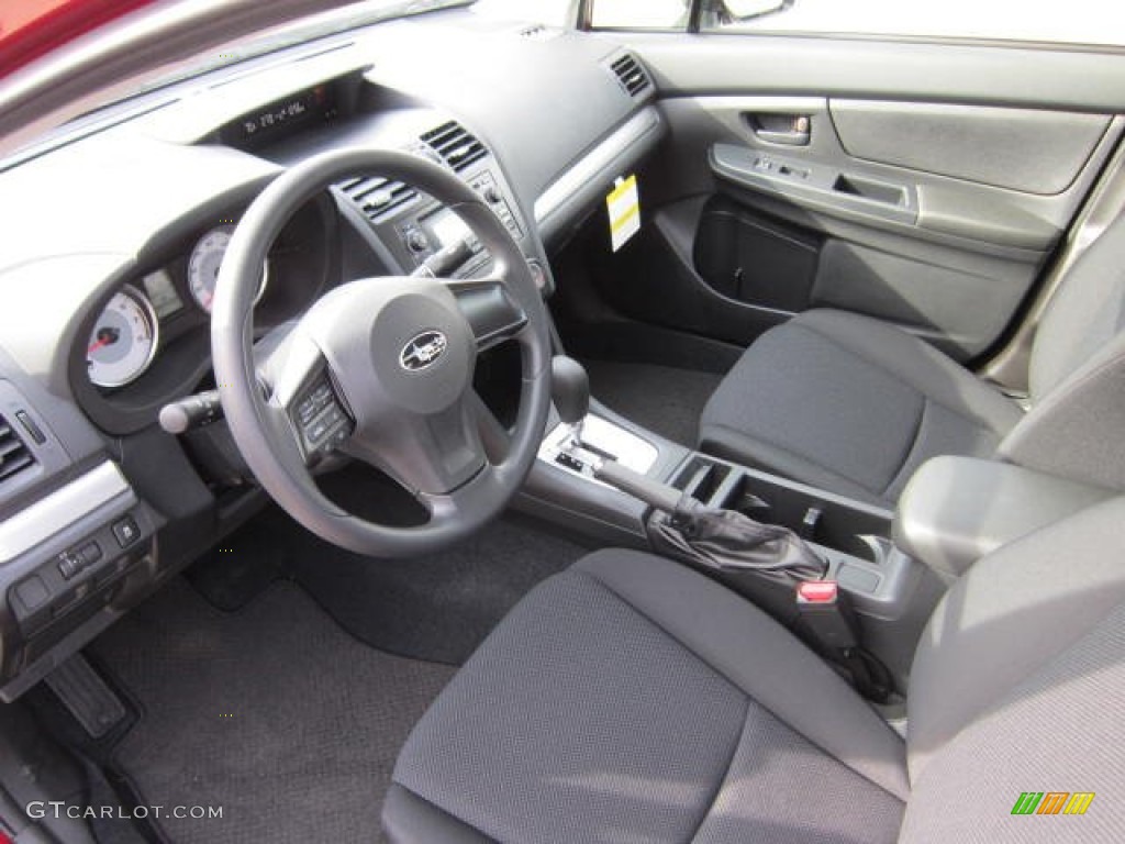 Black Interior 2013 Subaru Impreza 2.0i 4 Door Photo #73517941