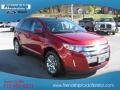 2013 Ruby Red Ford Edge SEL EcoBoost  photo #4
