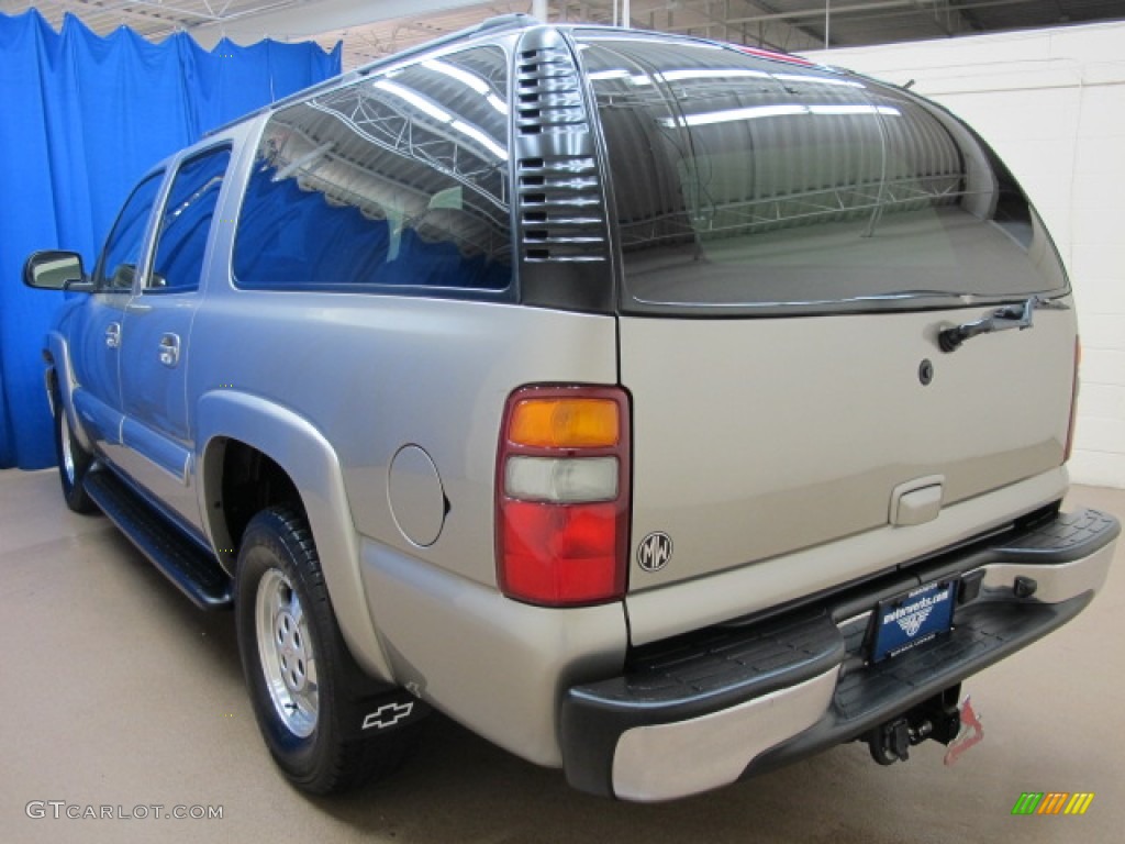2003 Suburban 1500 LT 4x4 - Light Pewter Metallic / Tan/Neutral photo #6