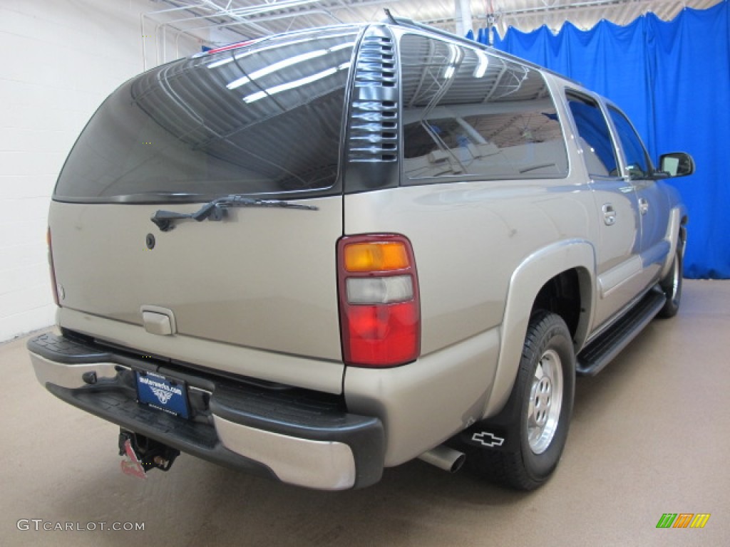 2003 Suburban 1500 LT 4x4 - Light Pewter Metallic / Tan/Neutral photo #9
