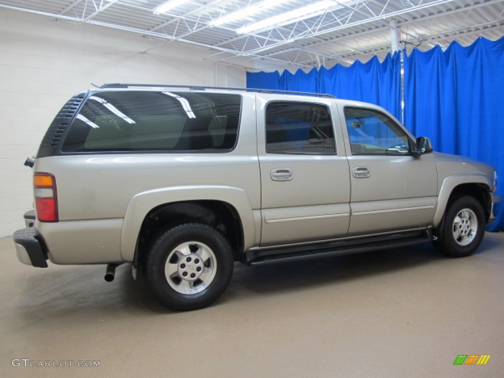 2003 Suburban 1500 LT 4x4 - Light Pewter Metallic / Tan/Neutral photo #10