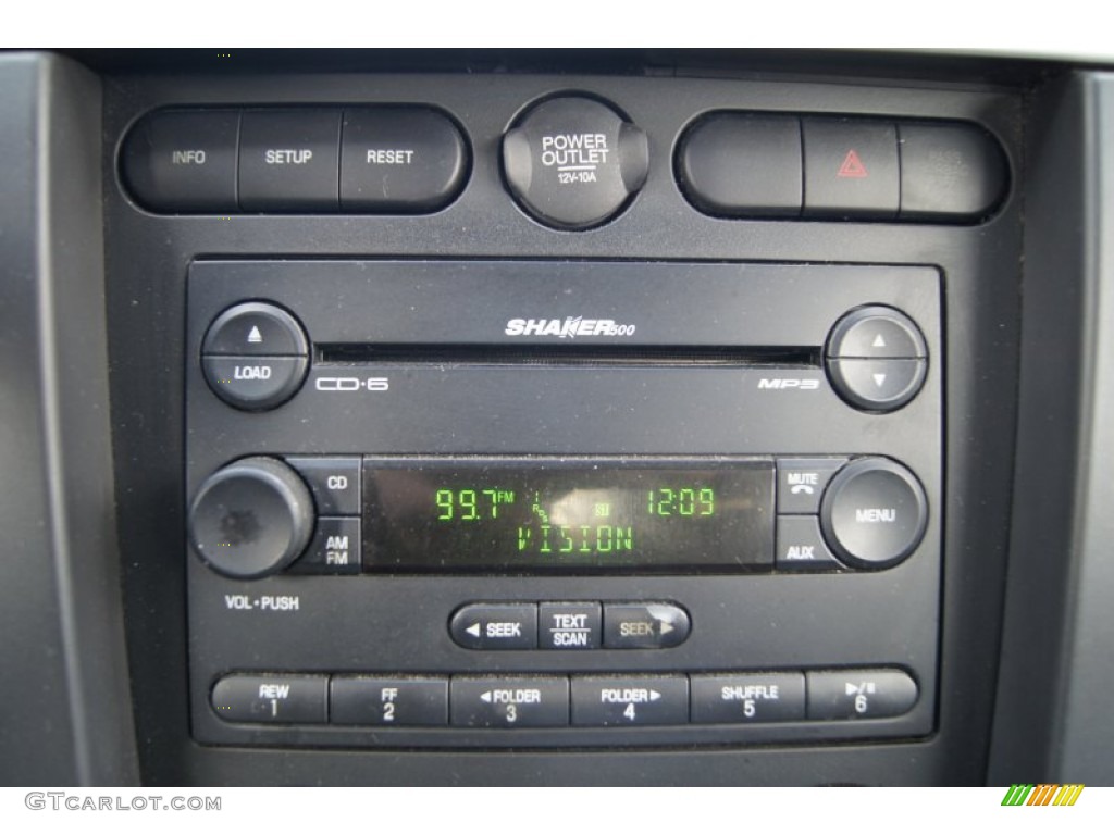 2007 Ford Mustang V6 Premium Coupe Audio System Photo #73518693