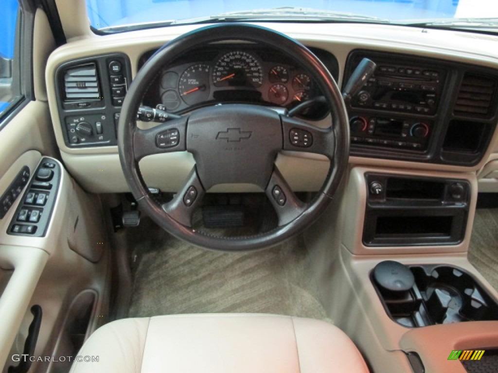 2003 Suburban 1500 LT 4x4 - Light Pewter Metallic / Tan/Neutral photo #24