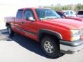 2004 Victory Red Chevrolet Silverado 1500 Z71 Extended Cab 4x4  photo #3