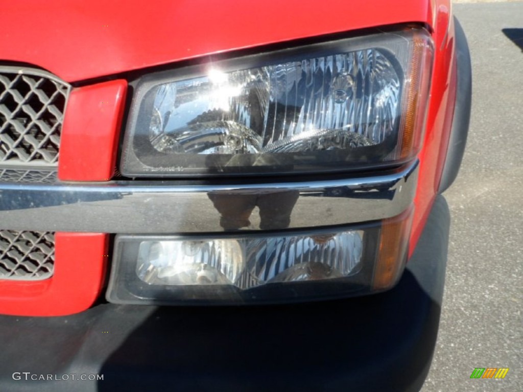 2004 Silverado 1500 Z71 Extended Cab 4x4 - Victory Red / Tan photo #10