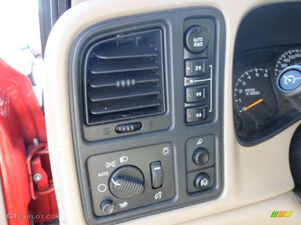 2004 Silverado 1500 Z71 Extended Cab 4x4 - Victory Red / Tan photo #16