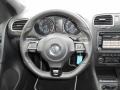 R Titan Black Leather Steering Wheel Photo for 2012 Volkswagen Golf R #73519731