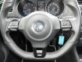 R Titan Black Leather Steering Wheel Photo for 2012 Volkswagen Golf R #73519764