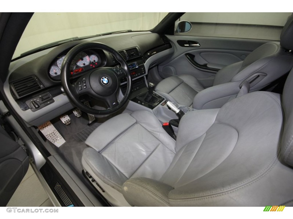 Grey Interior 2001 BMW M3 Coupe Photo #73520958