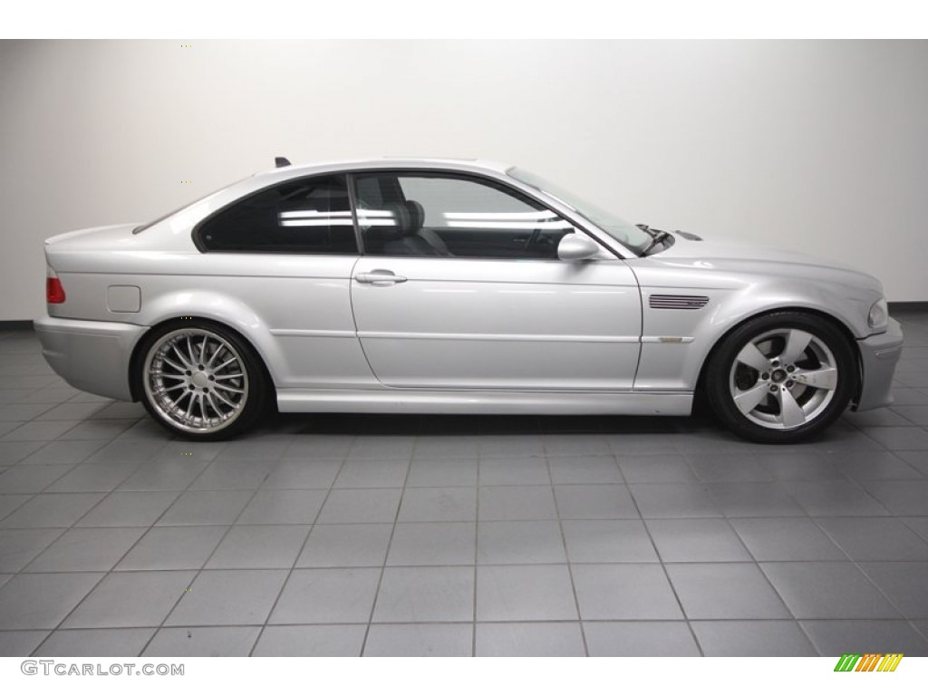 Titanium Silver Metallic 2001 BMW M3 Coupe Exterior Photo #73521066