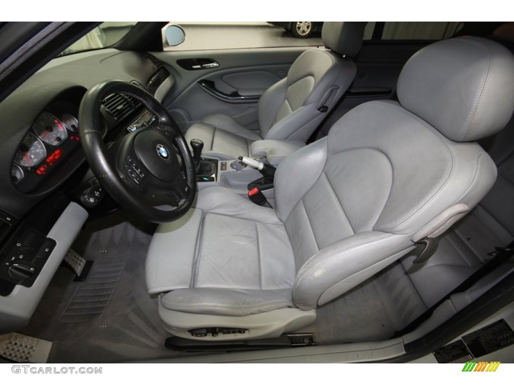 Grey Interior 2001 BMW M3 Coupe Photo #73521171