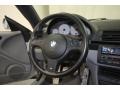 2001 BMW M3 Grey Interior Steering Wheel Photo