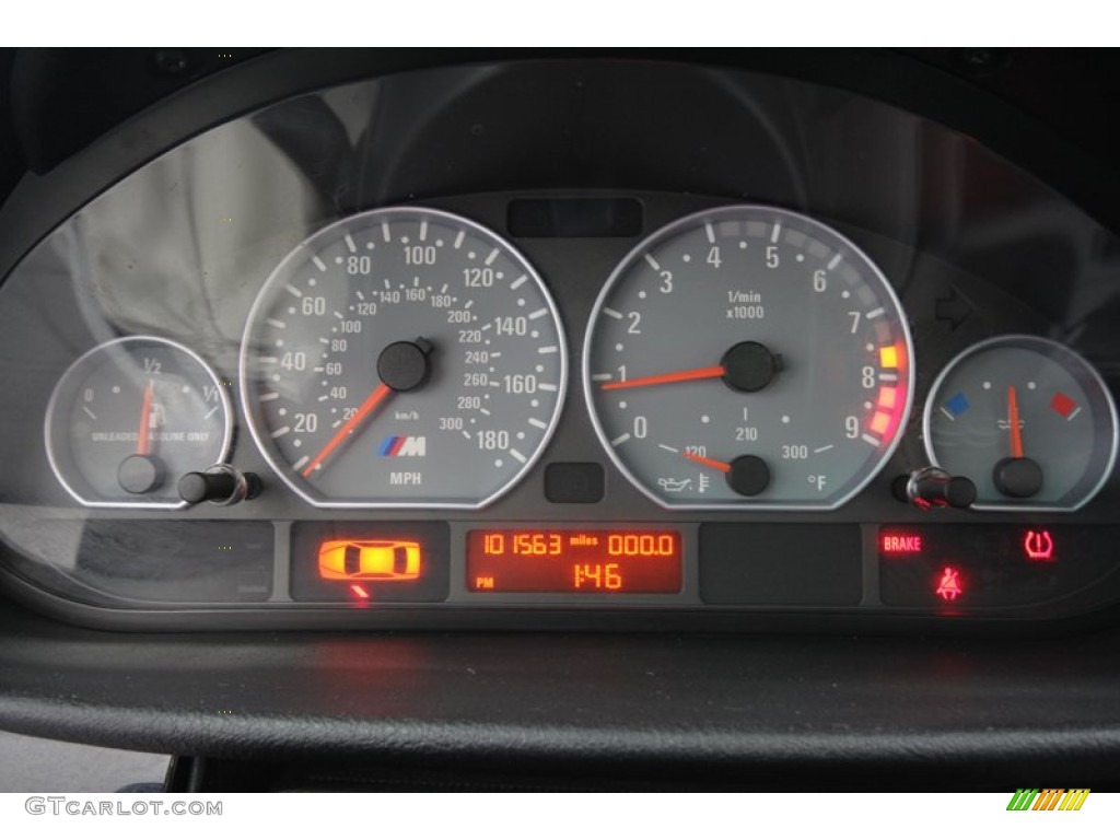 2001 BMW M3 Coupe Gauges Photos