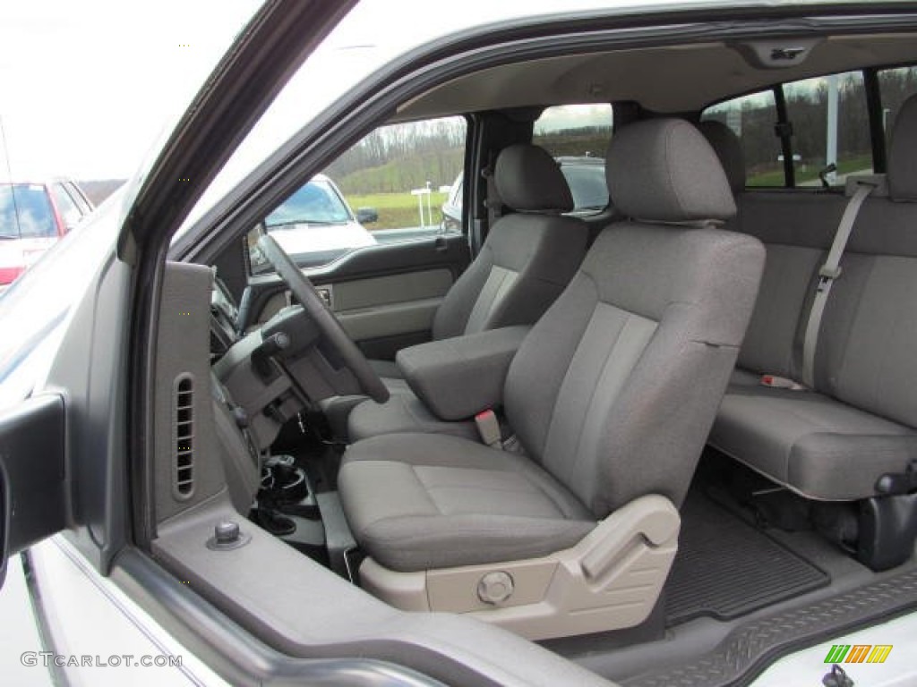 2010 F150 STX SuperCab 4x4 - Oxford White / Medium Stone photo #15